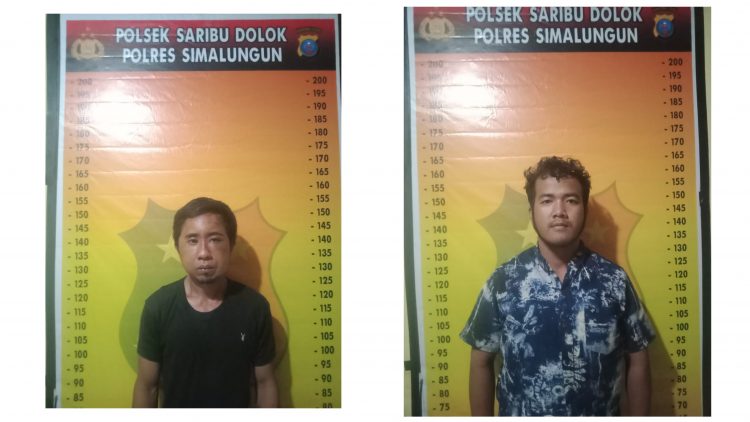 Kedua terduga tersangka penggelapan 