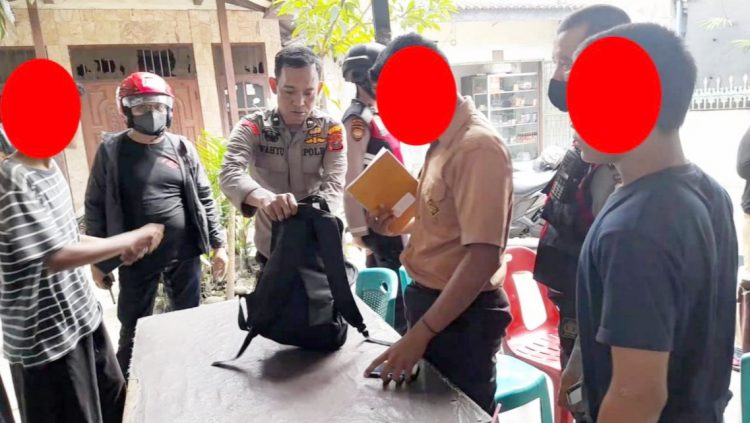 Polsek Medan Amannkan Pelajar. (Foto Ist)