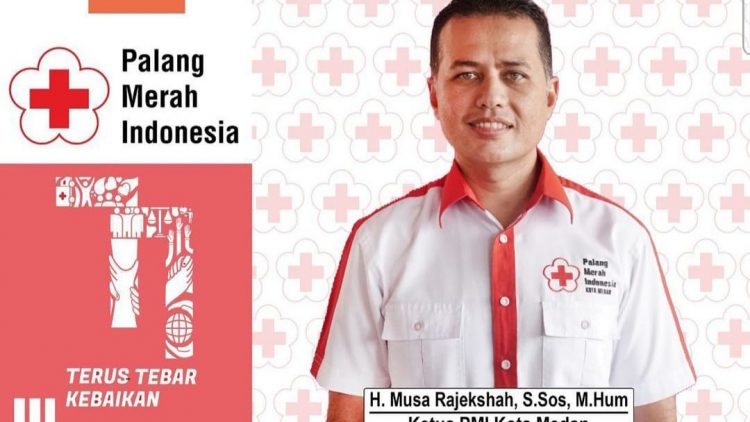 Musa Rajekshan, Wagub sekaligus Ketua PMI Medan. (Foto Ist)