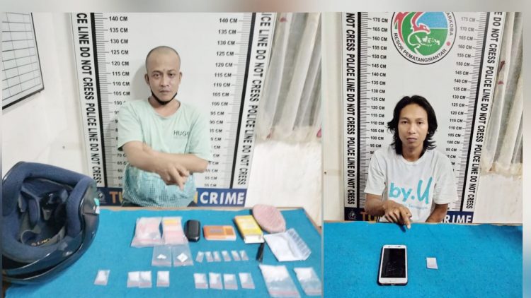 Suhendra alias Nefed dan Pandi Armansyah beserta barang bukti