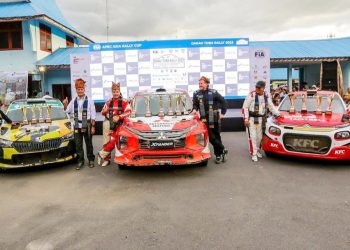 Kegiata APRC Danau Toba 2022, Rifat Sungkar Juara dan Ijeck Runner Up. (Foto Ist) 