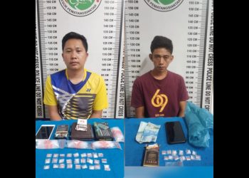 Ke dua Pelaku Bima Sakti Purba alias Bima dan Dimas Arisandi alias Dimplok serta barang bukti