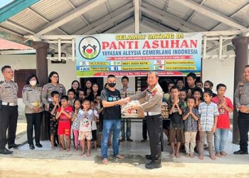 Kegiatan Sat Lantas Polrestabes Medan dalam rangka HUT Lantas ke-67 Tahun 2022. (Foto Ist)