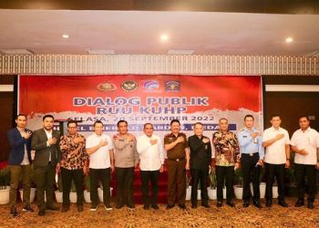 Dialog Publik Sosialisasi Rancangan Undang-Undang Kitab Undang-Undang Hukum Pidana (RUU KUHP),. (Foto Ist)