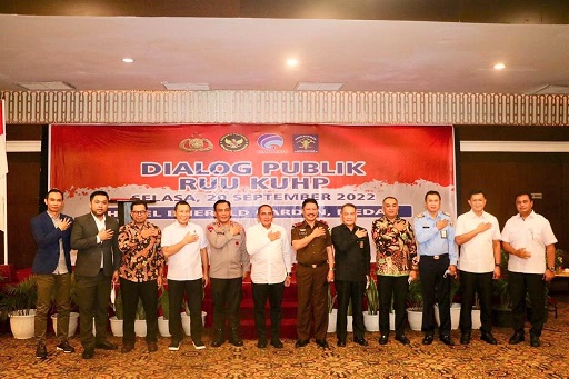 Dialog Publik Sosialisasi Rancangan Undang-Undang Kitab Undang-Undang Hukum Pidana (RUU KUHP),. (Foto Ist)