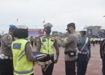 Gelar pasukan Operasi Zebra Toba 2022. (Foto.Ist)