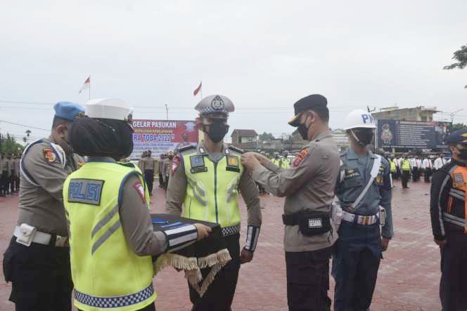 Gelar pasukan Operasi Zebra Toba 2022. (Foto.Ist)