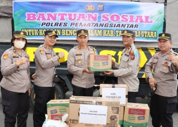 Kapolres Siantar Kirim Bantuan Kemanusiaan Untuk Korban Gempa di Taput