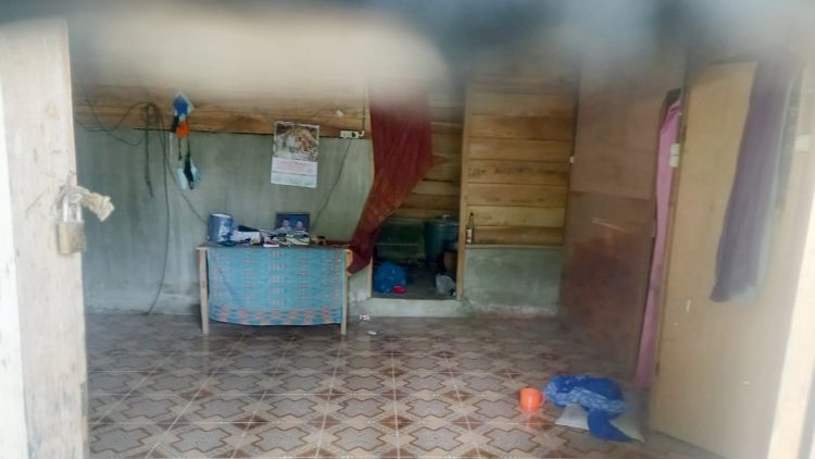 Lokasi ditemukannya jenajah korban Menaria Br. Saragih