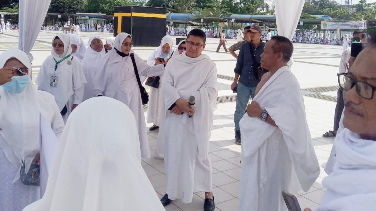 Wali Kota Tanjungbalai H. Waris Tholib menghadiri pelatihan manasik Haji
