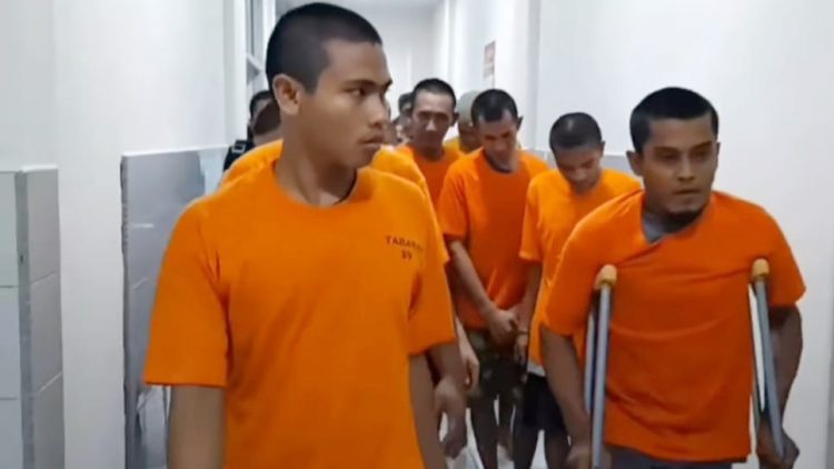 Para pelaku kejahatan berjumlah 58 orang diciduk Polrestabes Medan. (Foto Ist)