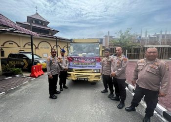 Polres Tanjungbalai Kirimkan Bantuan Kemanusiaan Untuk Korban Bencana Gempa Bumi di Taput