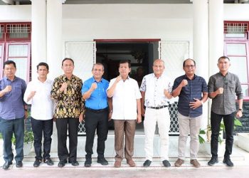 Bupati Simalungun saat menerima kunjungan silaturahmi/audiensi PT Kerasaan Indonesia (SIPEF)