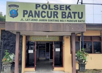 Polsek Pancur Batu. (Foto Ist)