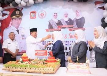 Wali Kota Tanjungbalai H Waris Tholib menghadiri Musyawarah Kerja Cabang (Rakercab) dan HUT Ikatan Bidan Indonesia (IBI) Ke-71