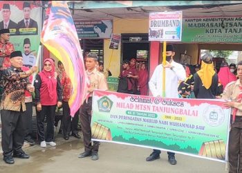 Wali Kota Tanjungbalai Hadiri Milad Ke 31 Sekolah MTsN dan Peringatan Maulid Nabi Muhammad SAW 