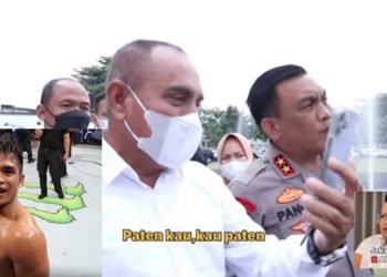 Jeka Saragih dihubungi Edy Rahmayadi. (Foto Ist)