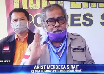 Ketua Umum Komnas Perlindungan Sirait, Arist Merdeka Sirait