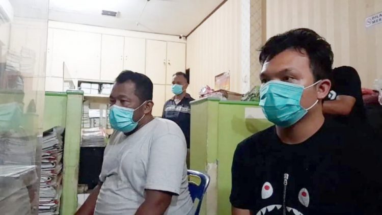 Pelaku pungli dengan sewa lapak jualan diamankan Satreskrim Polrestabes Medan. (Foto Ist)