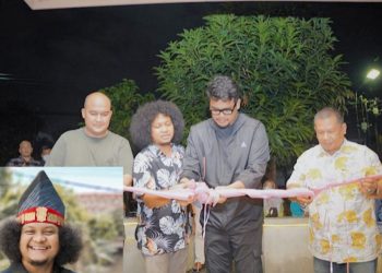 Babe Cabita -Walikota Medan Bobby Nasution membuka T-Six Coffe and Resto. (Foto Ist).