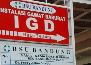 RSU Bandung, Jalan Mistar, Kecamatan Medan Petisah. (Foto Ist)