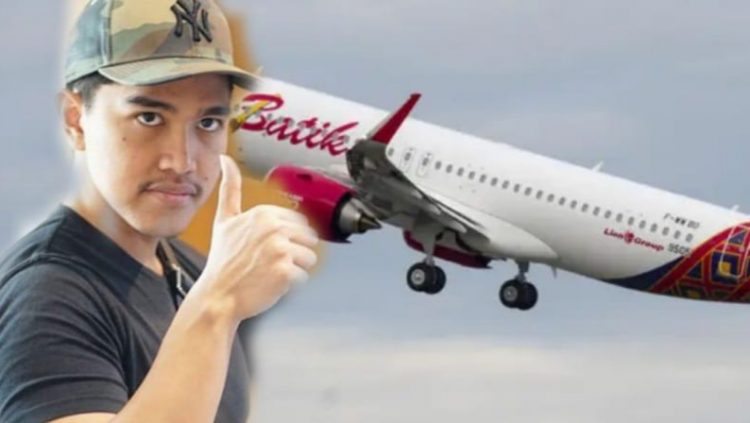 Batik Air - Kaesang Pangarep. (Foto Ist) 