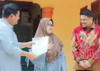Menteri ATR/BPN, Hadi Tjahjanto dan Wali Kota Medan, Bobby Nasution. (Foto Ist)
