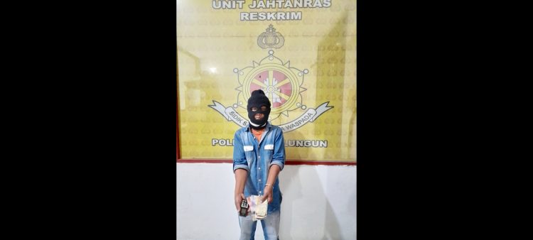 Pelaku PM dan barang bukti sudah diamankan Sat Reskrim Polres Simalungun.