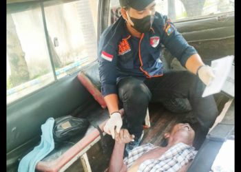 Supir angkot KPUM 04, Layahman Turnip
yang ditemukan tewas. (Foto Ist)