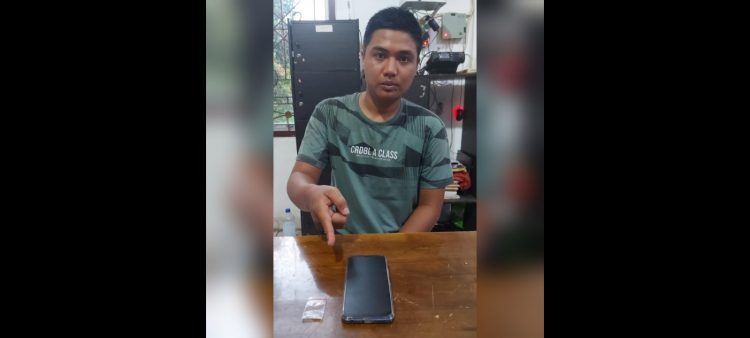 Pelaku AP dan barang bukti