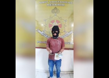 Pelakiu JA dan barang bukti 