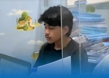Anak Wakil Ketua DPRD Labura yang diamankan Polrestabes Medan. (Foto Ist)
