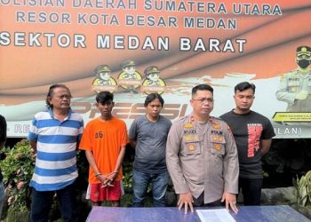 Polsek Medan menangkap komplotan geng motor. (Foto Ist)