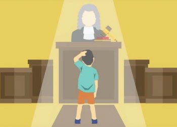 Ilustrasi sidang anak
