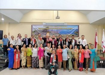 Pengurus Pengurus PPTSB Sektor 2 Cabang Medan Barat yang dilantik dan dipimpin Ashady Sinaga. (Foto Ist)