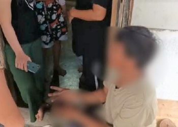 Pemakai narkoba di Jalan Kelambir V, Tanjung Gusta yang ditangkap Polrestabes Medan. (Foto Ist)