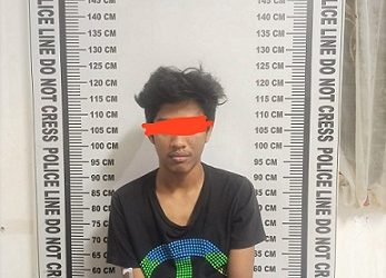 Pelaku AF dan barang bukti sudah diamakan di ruangan Satres Narkoba Polres Siantar