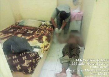 Jenajah korban MS saat masih di TKP
