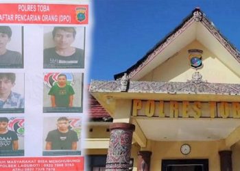 Tahanan Polres Toba Yang Melarikan Diri-Polres Toba. (Foto Ist)