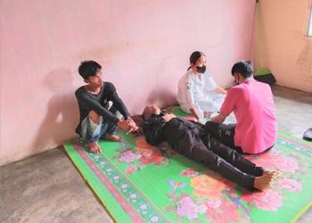 Jenajah korban Parningotan Hutagaol saat disemayamkan dirumah duka