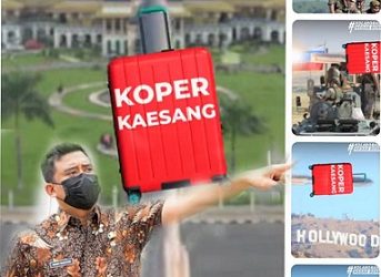 Bobby Nasution cuplikan video kocak koper Kaesang Pangarep nyasar ke kota Medan. (Foto Kolase jurnalx.co.id)