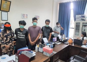 Ke empat penghuni Kos Rambo posifi pengguna shabu diserahkan ke Kantor BNNK Siantar