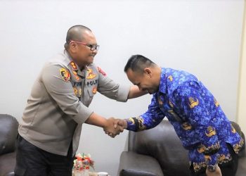 Kapolres Tanjungbalai, AKBP Ahmad Yusuf Afandi SIK, MM terima kunjungan Silaturrahmi dari Kepala Lembaga Pemasyarakatan (Kalapas) Kelas II B Tanjung Balai yang baru,Sangapta Surbakti SPd, MH