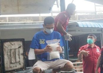 Tersangka MIM warga Aceh yang tertangkap bawa 1 kg shabu. (Foto Ist)