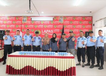 Lapas Klas IIB Tebing Tinggi Gelar Test Urine Mendadak