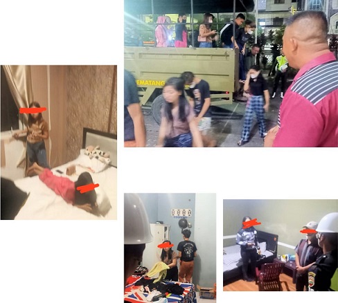 Satpol PP Siantar Razia Pekat dibeberapa Kos kosan dan Penginapan