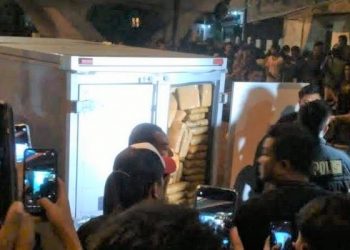 Ganja 1 ton Di Simpang Pos. (Foto Ist)
