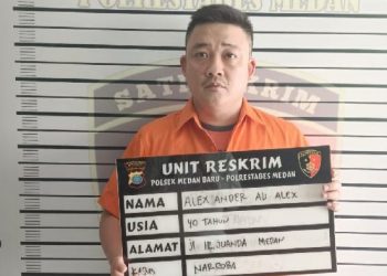 Alexander alias Alex yang ditangkap. (Foto Ist) 