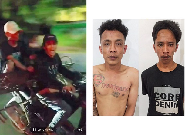 Kedua pelaku,Hendriko Simanjuntak alias Ompong alias Kucing dan Dicki Tambunan alias Kembar sudah di tahan di Mako Polres Siantar. 