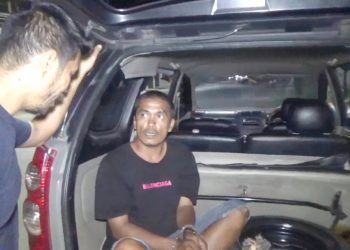 Pengedar narkoba yang biasa beroperasi di Jalan Masjid Taufik Medan, Selasa (14/2) ditangkap Polsek Medan Timur. (Foto Ist)